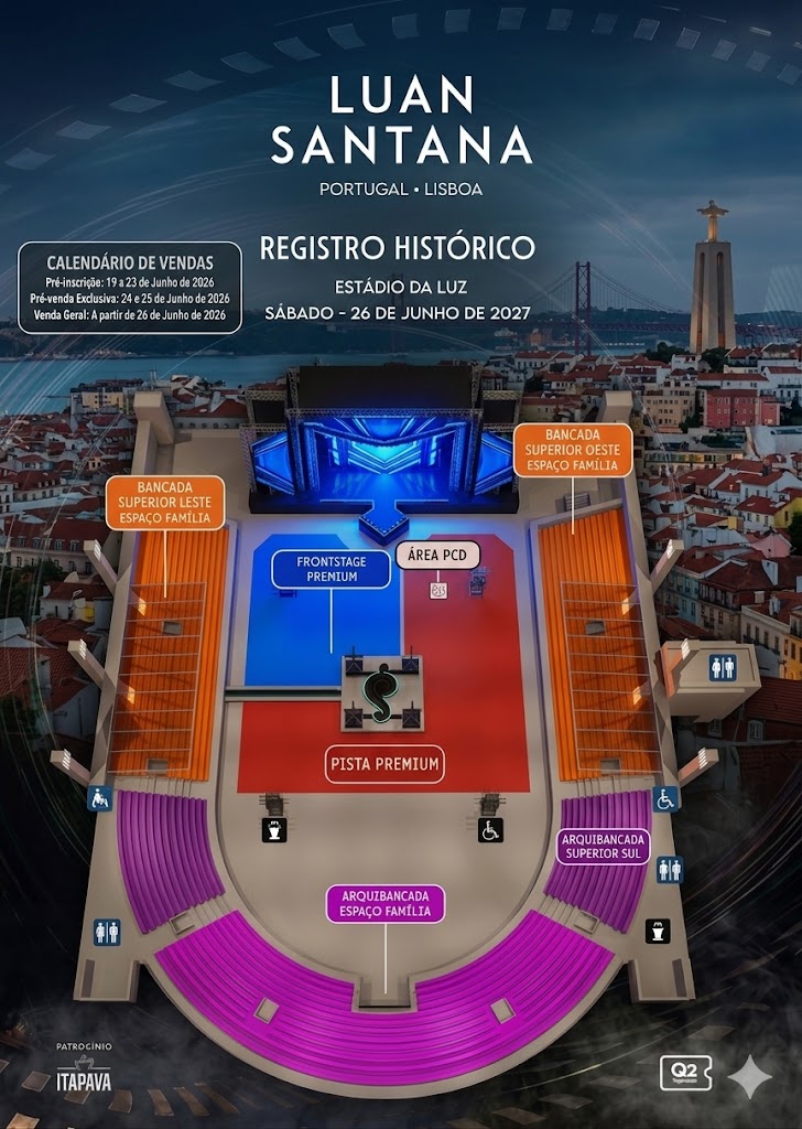 Luan Santana — Estádio da Luz